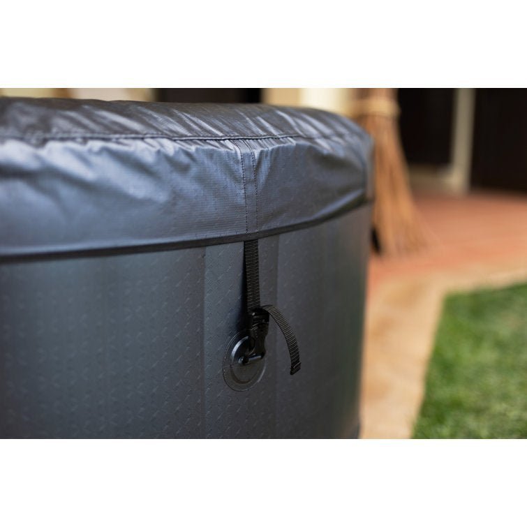 Mspa, Carlton, Muse Series, Self-Inflatable Tub & Spa, Hydromessage Jets & Air Bubble System, Round – 4 Persons