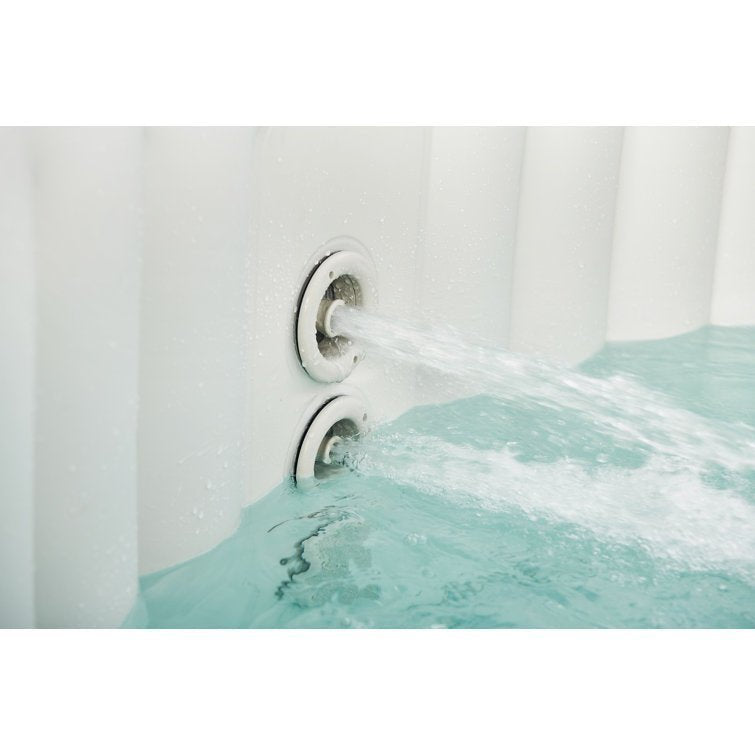 Mspa, Carlton, Muse Series, Self-Inflatable Tub & Spa, Hydromessage Jets & Air Bubble System, Round – 4 Persons