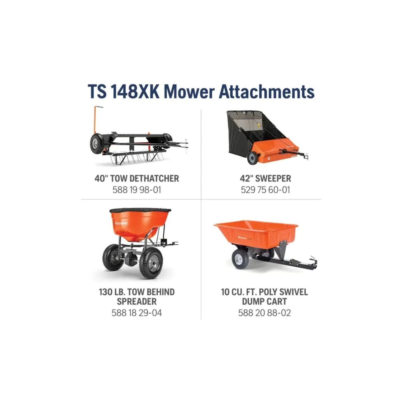 Husqvarna TS 348 (48") 24HP Kohler Garden Tractor