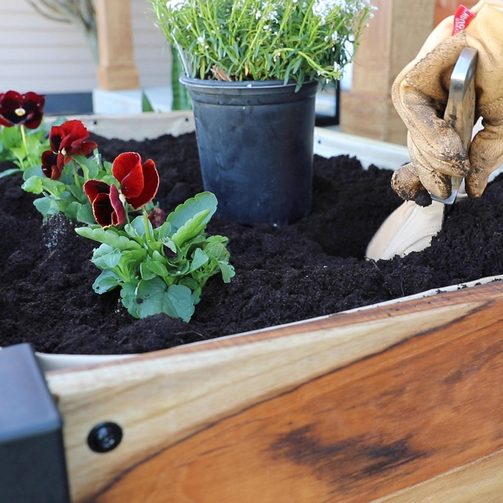 Planter 100% Authentic Teak Wood