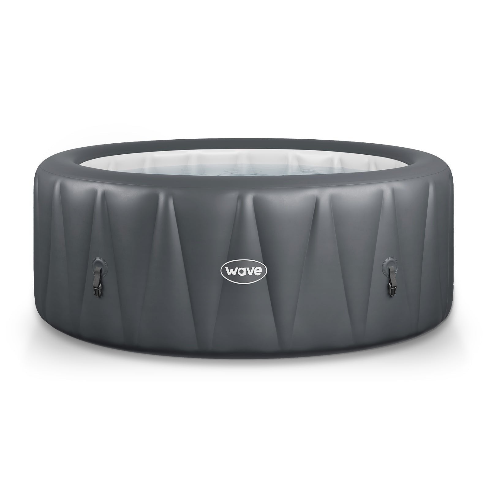 Wave Atlantic 4-Person Round inflatable Tub with integrated Heater and Aquajet Massage System