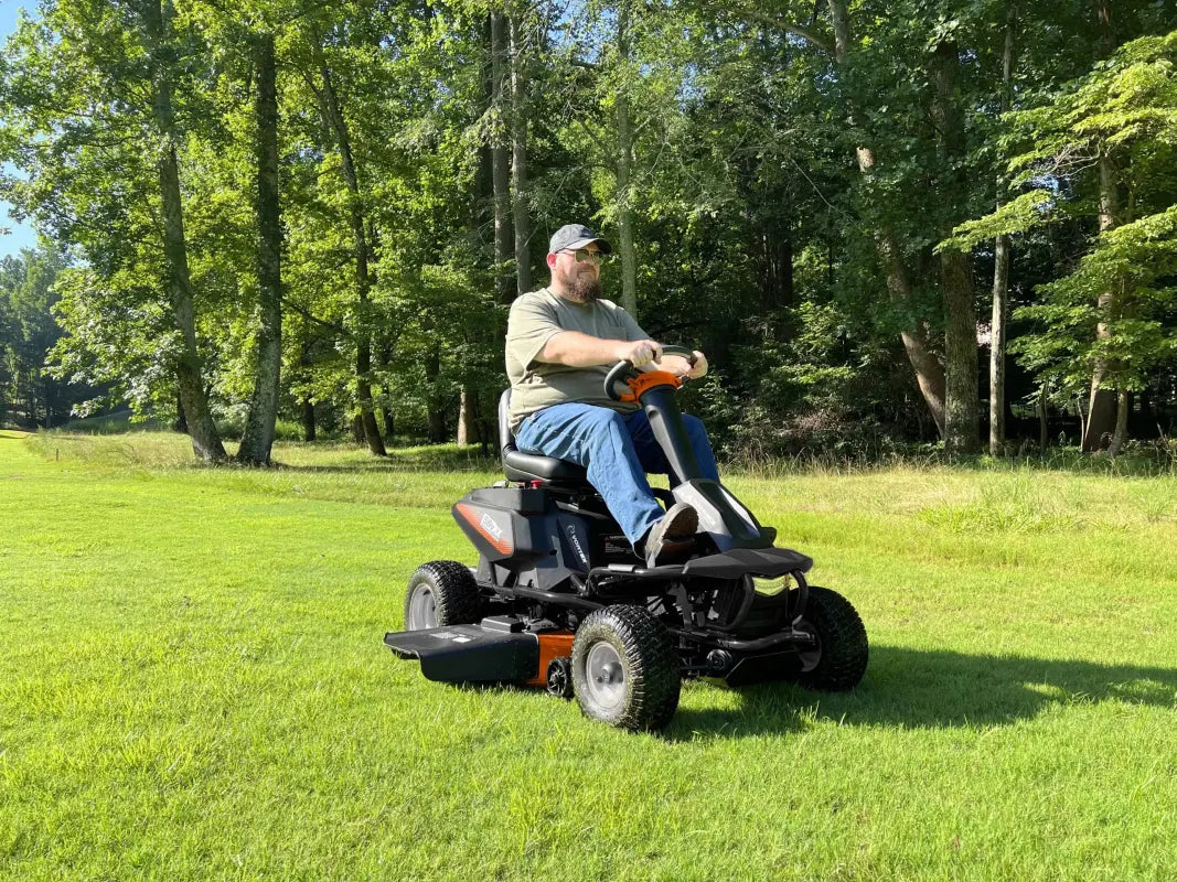 Yard Force Riding Lawn Mower 38" 56V LFP Battery-Powered YF56VRX New