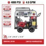 Simpson BB65106 Big Brute Professional 4000 PSI (Gas- Water) Pressure Washer