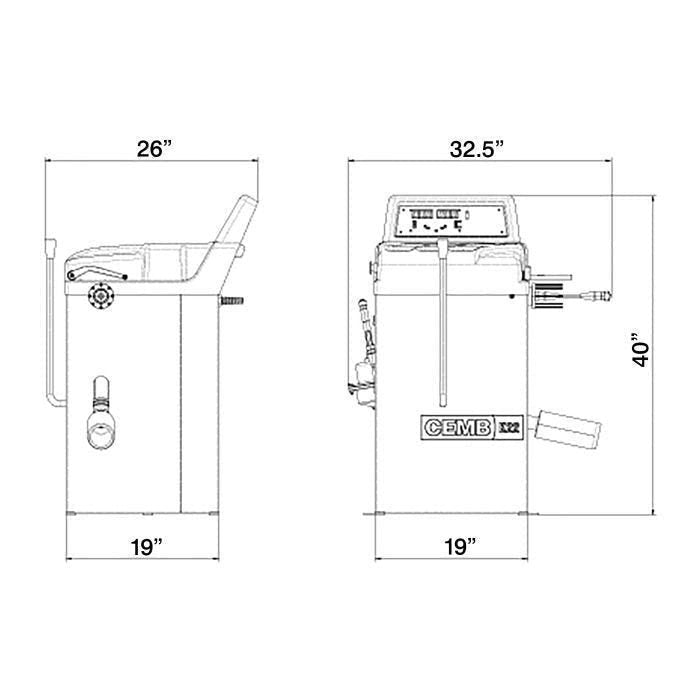 CEMB K22 motorcycle Wheel Balancer