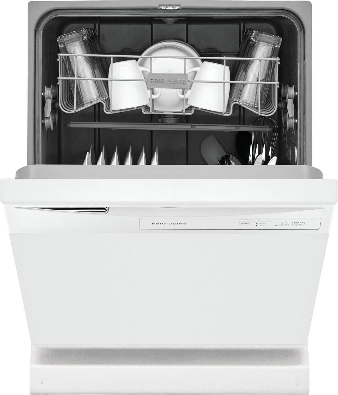 Frigidaire FDPC4221AW 24" Built-In Dishwasher, Front Control, White