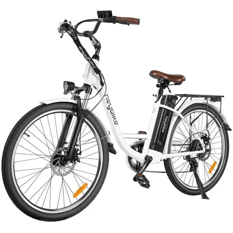 Heybike Cityscape Electric Bicycle, 26 In. 350W City Cruiser Bicycle, 40 Miles Battery, 7-Speed and Dual Shock Absorber
