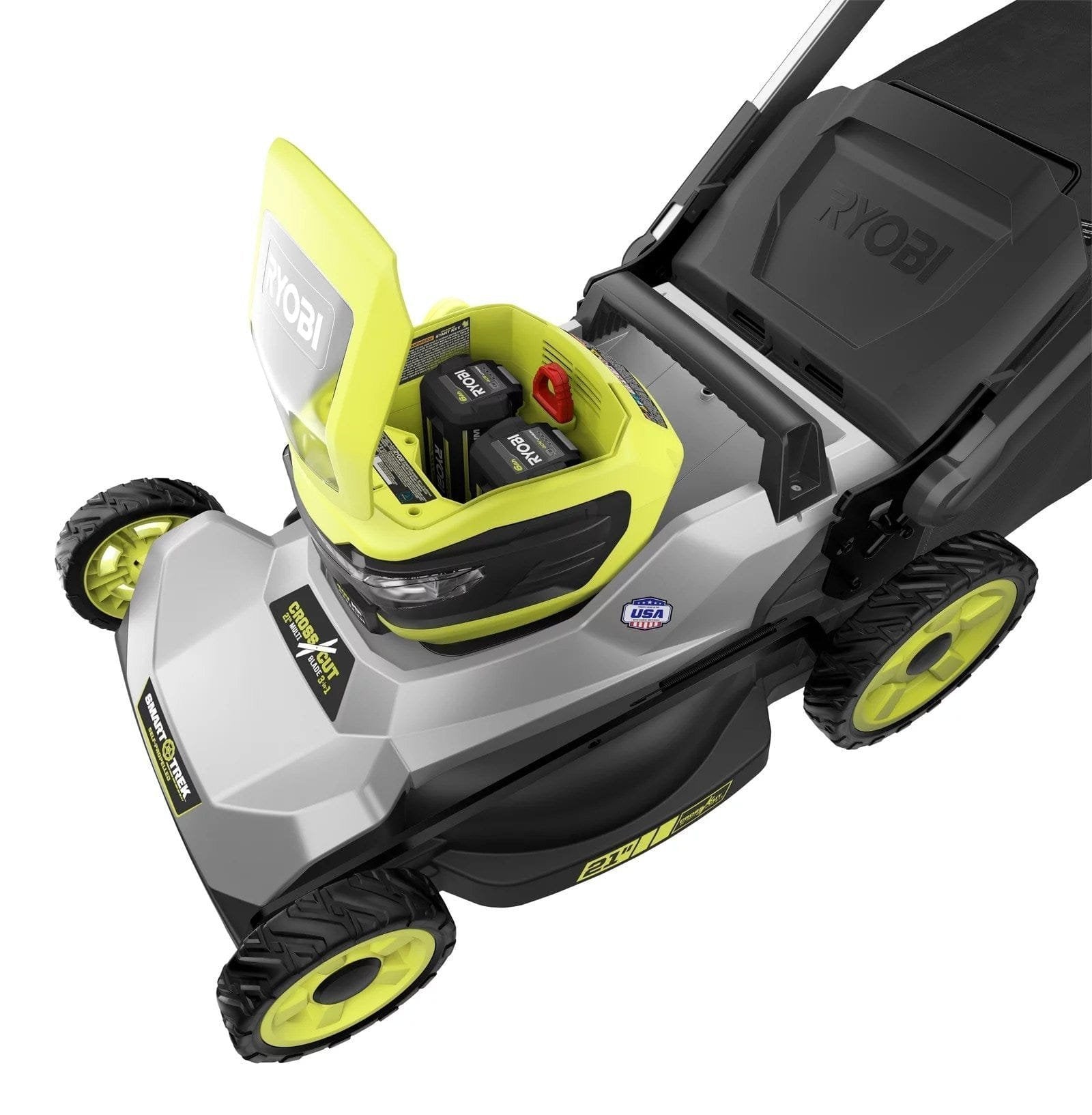 40V HP Brushless 21" Cordless Battery Self-Propelled Lawn Mower with Dual Blades