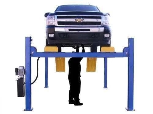 ATLAS 14,000 lb 4-Post Commercial Car Lift – Heavy Duty Hoist